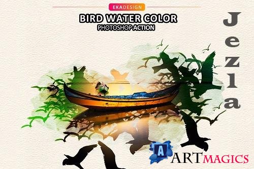 Bird Water Color - 6305882