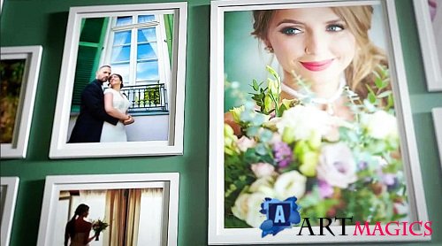 3D Photo Frames Slideshow 1019399 - Project for After Effects