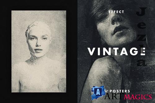 Vintage Photo Effect for Posters - 6689560