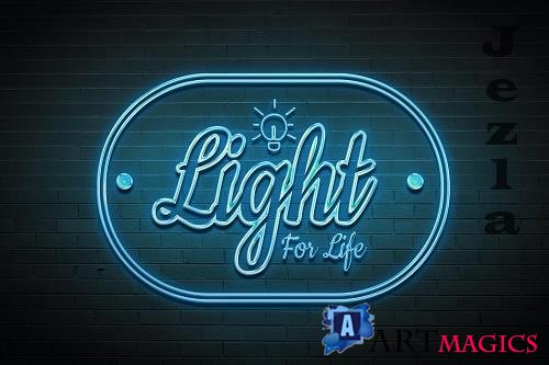 Light Text Effect