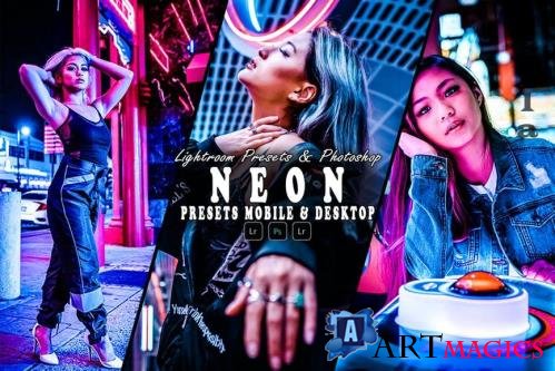 Neon Action & Lightrom Presets