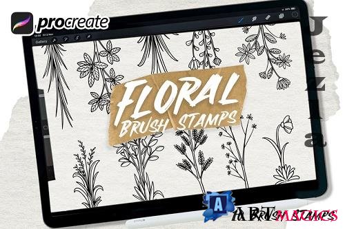 Floral Stamp Brushes