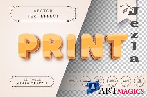3D Print - Editable Text Effect - 6710218