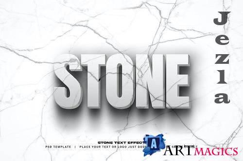 Stone text effect