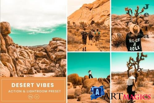 Desert Vibes Tones Action & Lightrom Presets