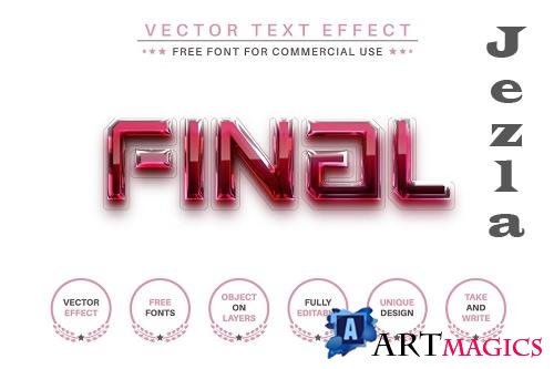 Turbo Plastic - Editable Text Effec - 6729397