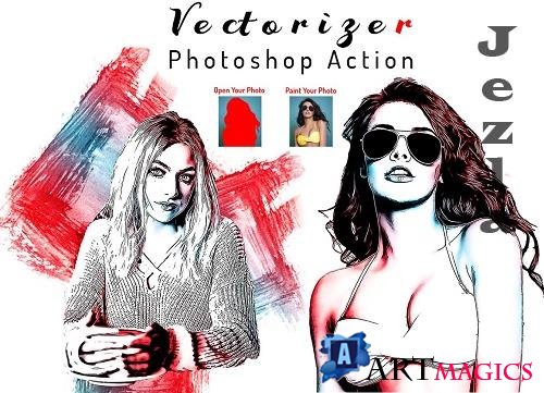 Vectorizer Photoshop Action - 6715609