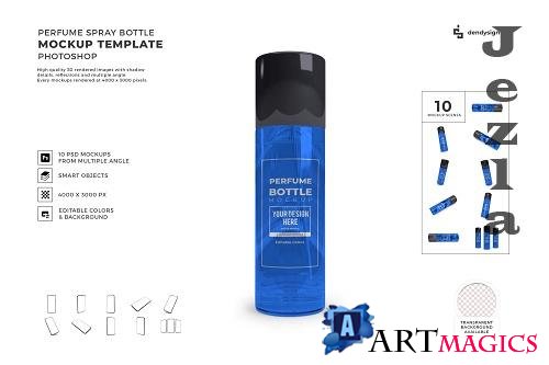 Perfume Spray Bottle Mockup Template Bundle - 1725179