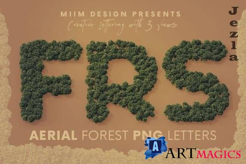 Aerial Forest - 3D Lettering - 6724309