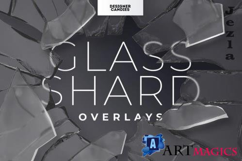 Realistic Glass Shard & Broken Frame Overlays Pack