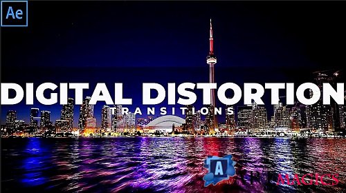 Digital Distortion Transitions 302997 - After Effects Presets