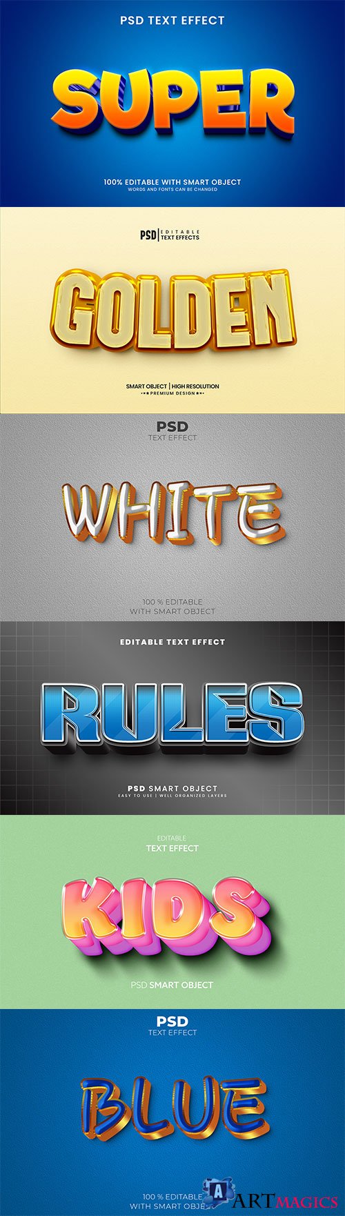 Psd text effect set vol 16