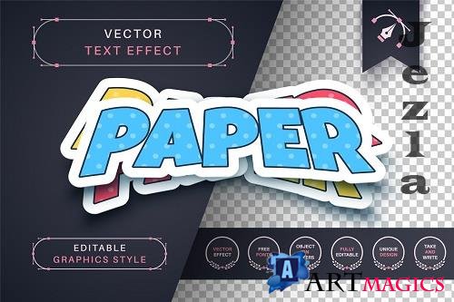 Paper Layer - Editable Text Effect - 6812274