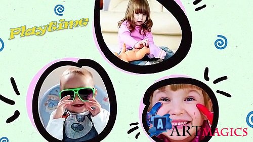 Playtime Kids Graphics Pack - Project for After Effects
