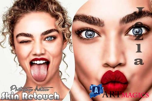 Skin Retouching Photoshop Action