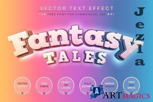Fantasy Tales - Editable Text Effect - 6817578