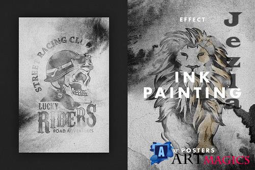 Ink Painting Effect for Posters - 6770377