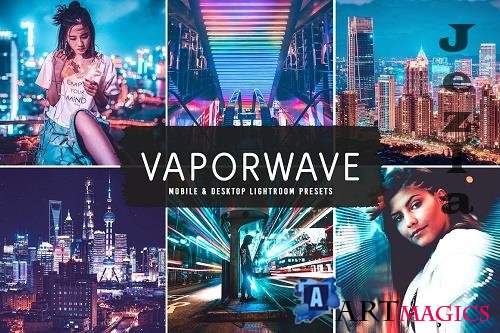 Vaporwave Pro Lightroom Presets - 6837041