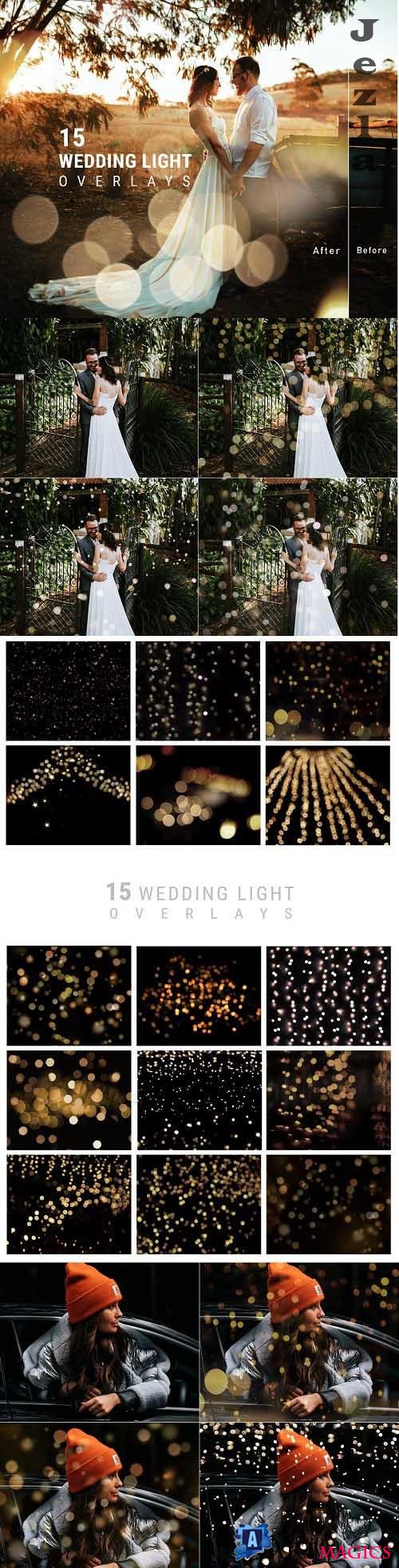 15 Wedding Light Overlays, Glow light overlays, twinkle Light background