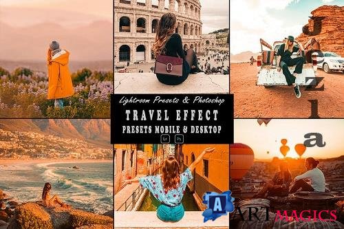 Travel Effect Photoshop Action & Lightrom Presets