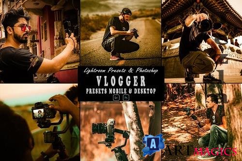 Vlogger Tone Photoshop Action & Lightrom Presets