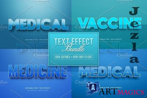 Medical Editable Text Effect Bundle - 6877173