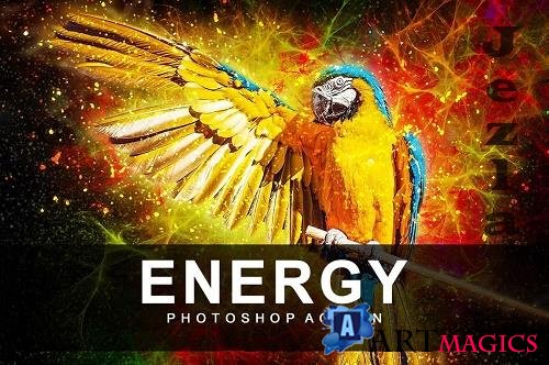 Energy Photoshop Action - 6797882