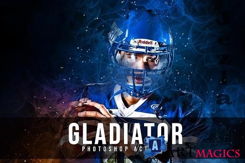 Gladiator Photoshop Action - 6800281