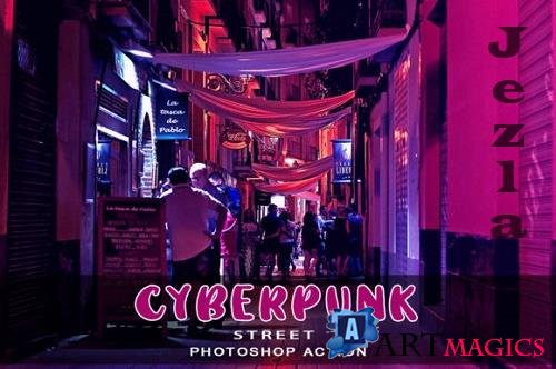 Cyberpunk Street Photoshop Actions