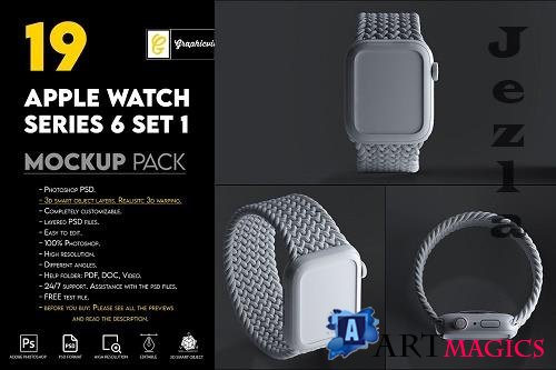 Apple Watch Series 6 mockup set 1 - 6864101