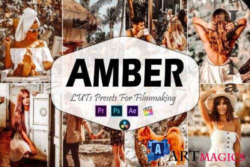10 Amber Video LUTs Presets