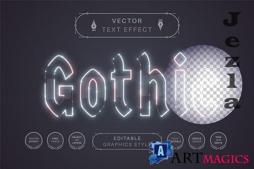 Gothic Ghost - Editable Text Effect - 6890305