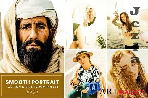 Smooth Portrait Action & Lightrom Presets