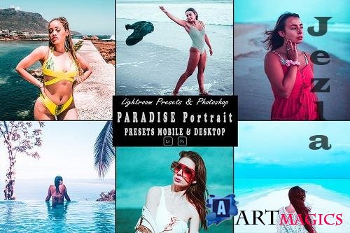 Paradise Portrait Tone Photoshop Action & Lightrom