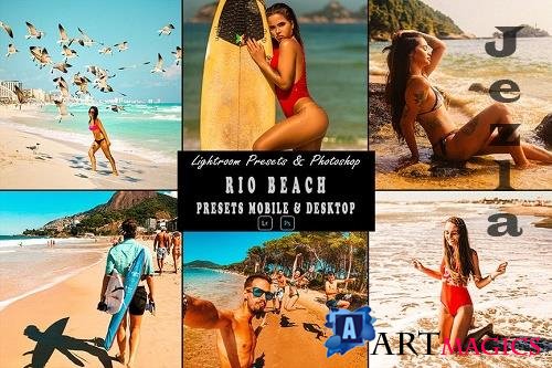 Rio Beach Tone Photoshop Action & Lightrom Presets