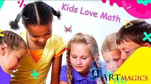 Videohive - Kids Love Math - Slideshow | Apple Motion & FCPX - 35440527 - Project For Final Cut & Apple Motion