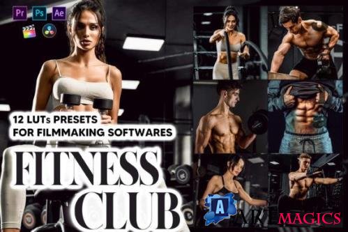 12 Fitness Club Video LUTs Presets
