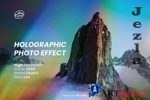 Holographic photo effect