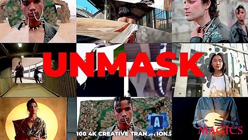 Videohive - UNMASK - 100 Transitions - 35136428 -  Project For Final Cut Pro X