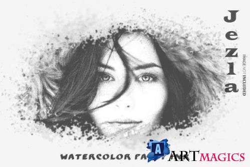 Watercolor Paint Ink Psd