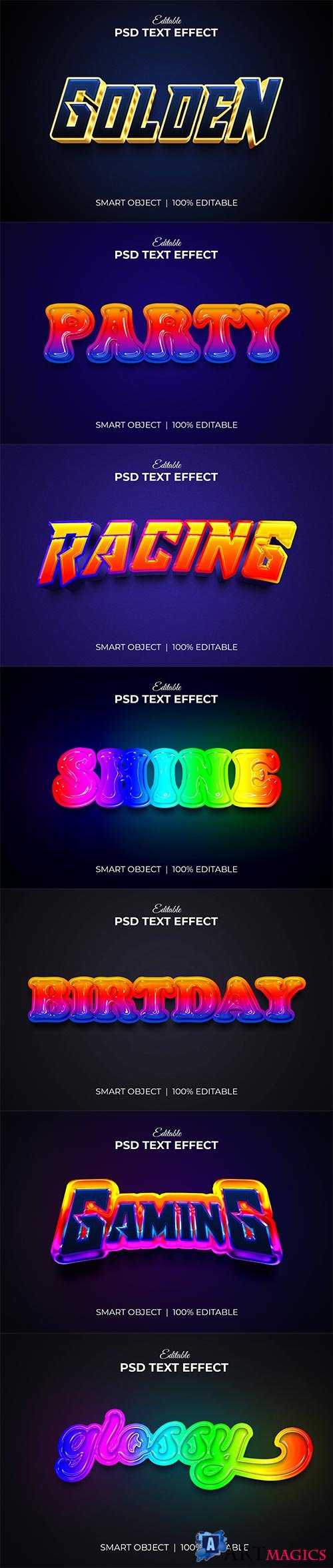 Psd text effect set vol 69