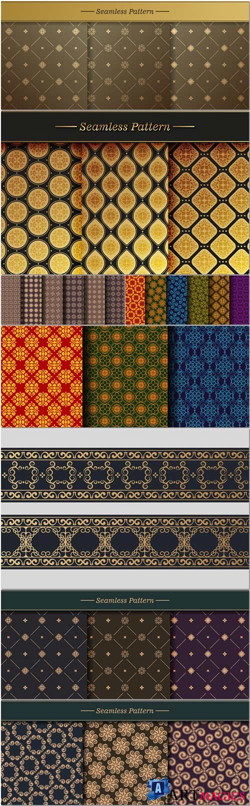 Luxury vintage seamless vector pattern