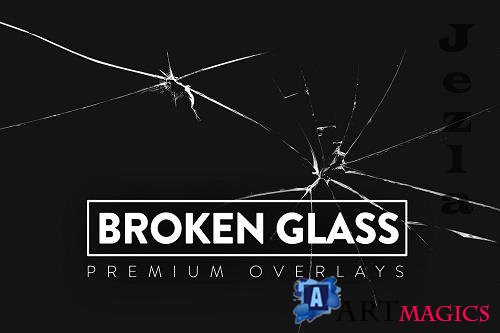 30 Broken Glass Overlays - 6399943