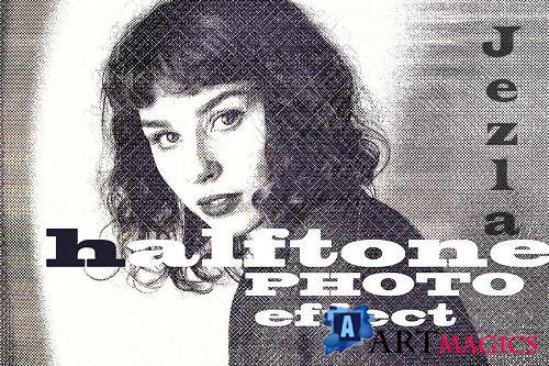 Halftone Photo Effect