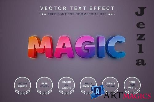 Magic - Editable Text Effect - 6972258
