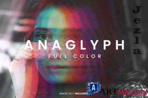 Anaglyph Full Color Photo Effect