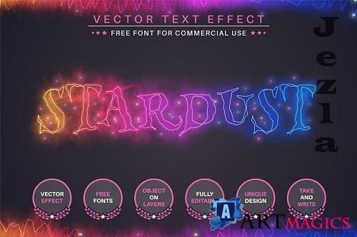 Stardust - Editable Text Effect - 6994130