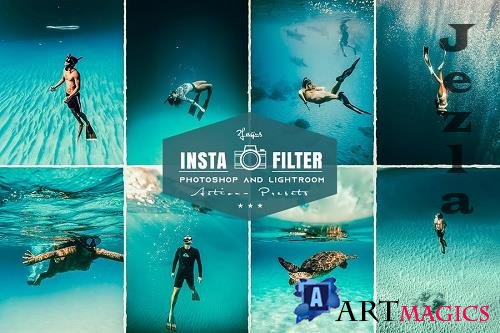 Insta Filter Beach Photoshop & Lightroom Presets