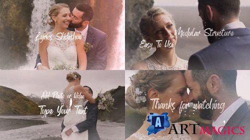 Videohive - Lyric Slideshow Template | FCPX - 34377901 - Project For Final Cut & Apple Motion