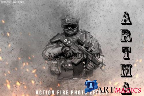 Action Fire Photo Effect